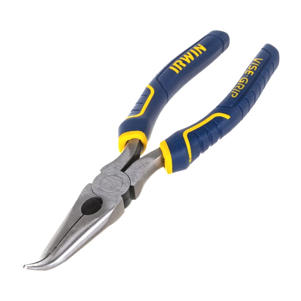 IRWIN VISE-GRIP 10505506 8吋彎嘴鉗 200mm(斜角正面)