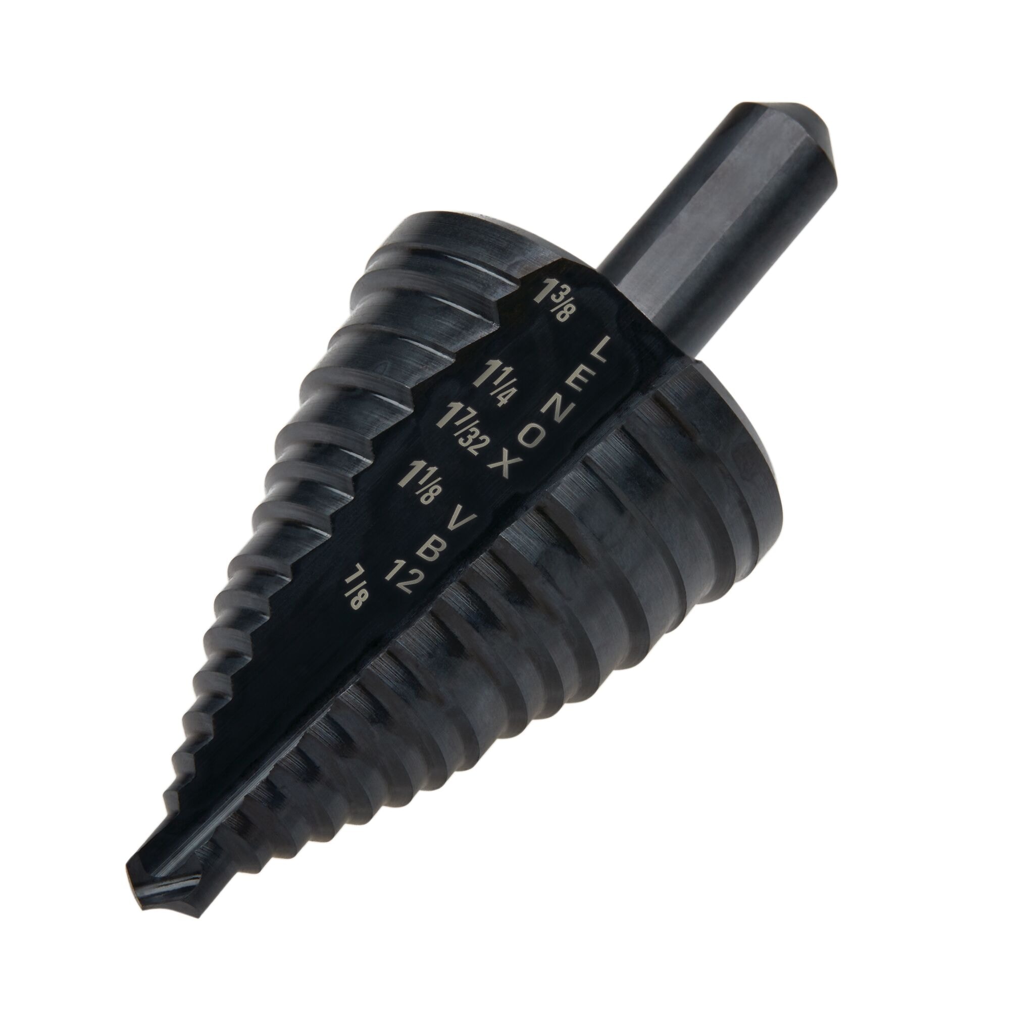 LENOX 狼牌 LE-30912VB12 VARI-BIT 階梯鑽 7/8-1-3/8 吋 5 孔徑白底產品圖