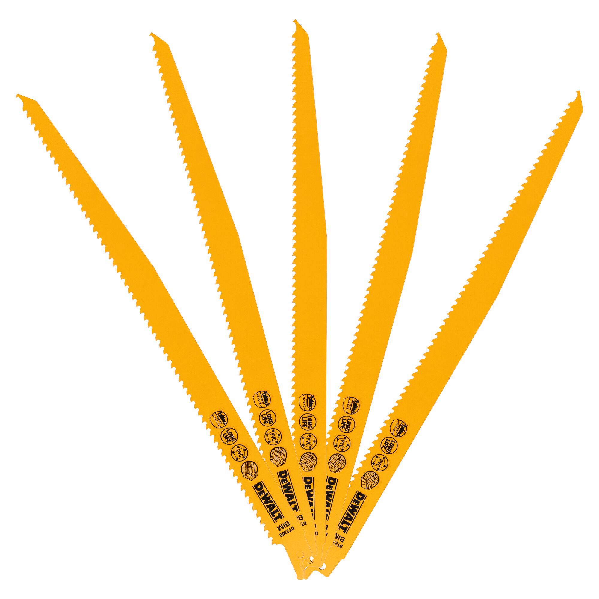 DEWALT DT2350-QZ 12 吋 6 TPI 往復鋸片