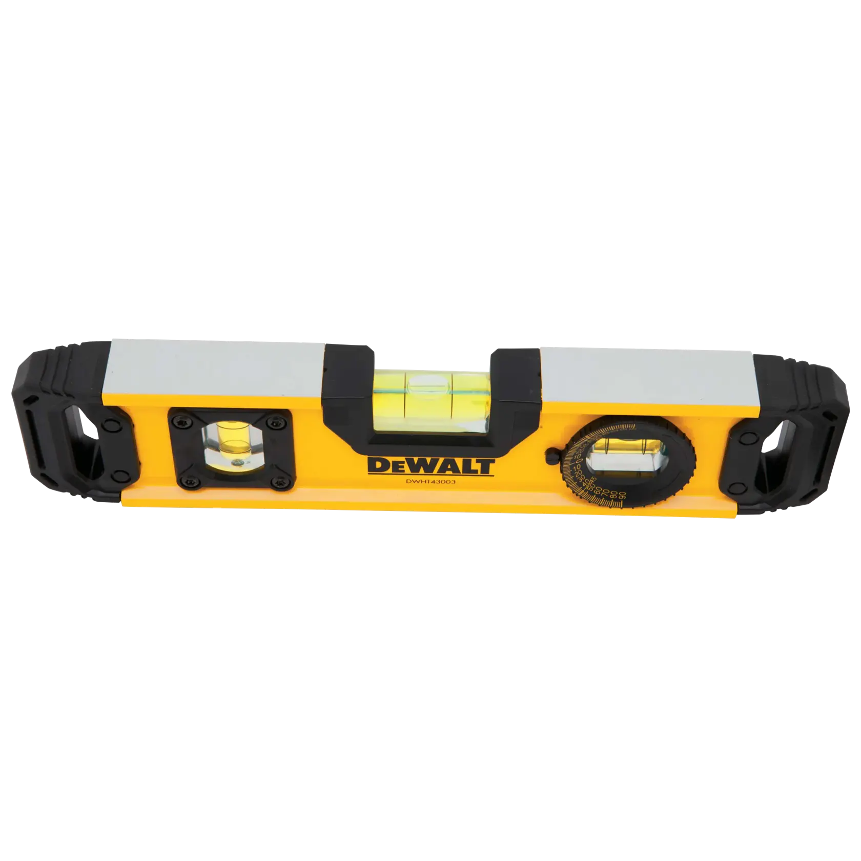 DEWALT 得偉 DWHT43003 9吋魚雷水平尺(背面/鋁合金量測面)