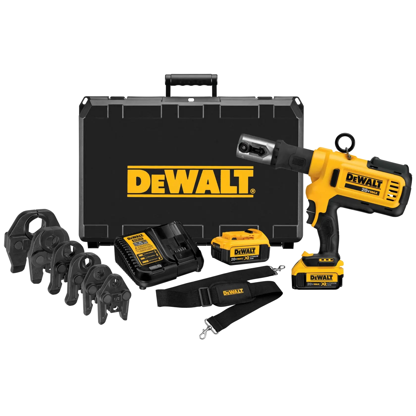 DEWALT 得偉 DCE200M2K 20V 超鋰電壓接鉗套裝(三件式含工具箱)