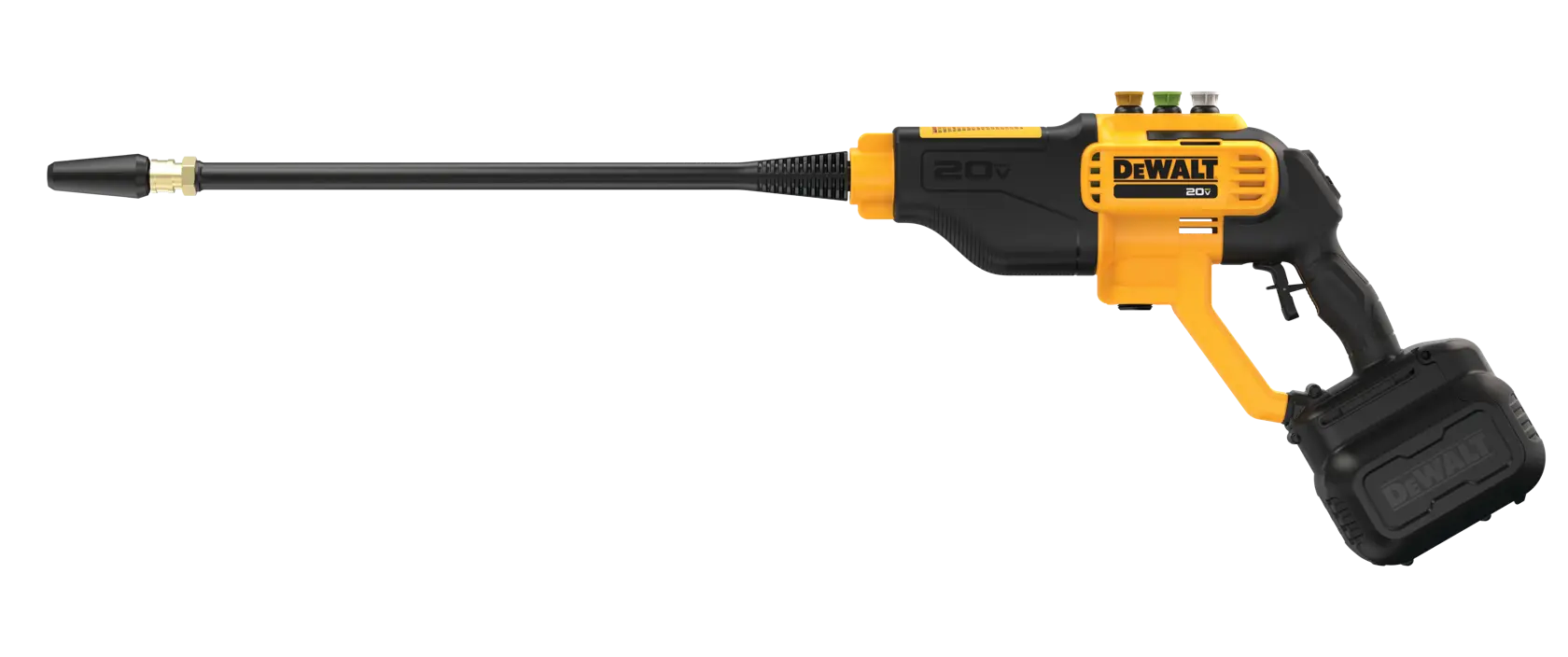 DEWALT 得偉 DCPW550B 20V 高壓清洗槍(側面)
