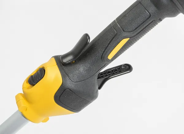 DEWALT 得偉 DCST920P1 割草機 手柄及扳機細節