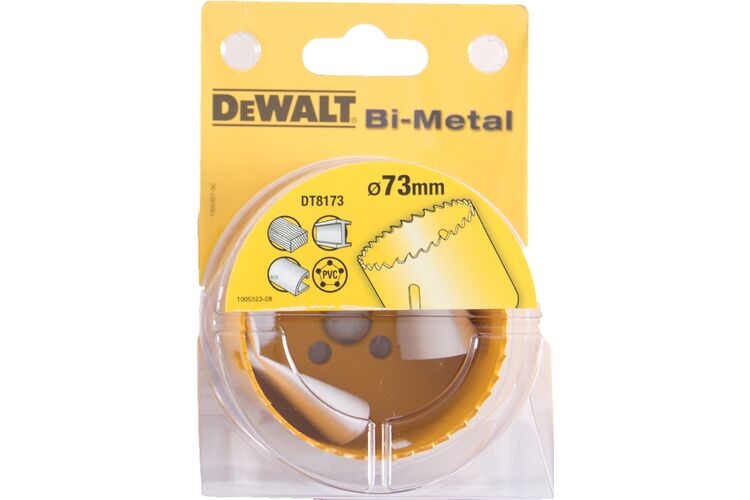 DEWALT 得偉 DT8173-QZ 73 mm 雙金屬孔鋸,單只透明包裝