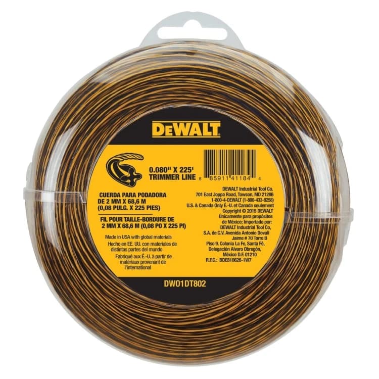 DEWALT 得偉 DWO1DT802 原廠割草繩 0.080"x225'