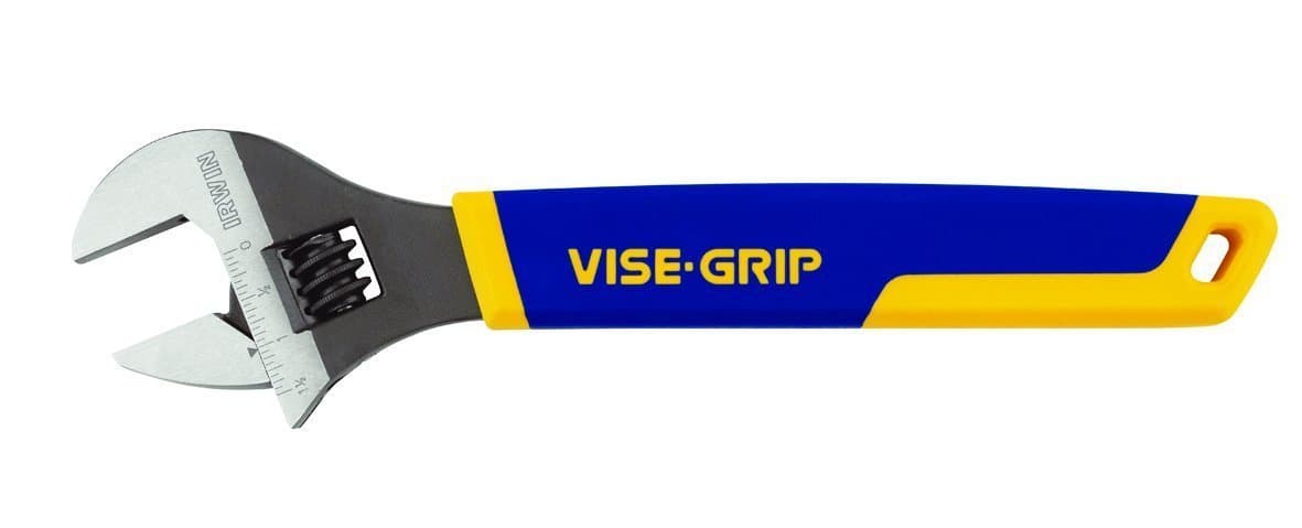 IRWIN 10505492 12" Adjustable Wrench with Cushioned Grip 300mm