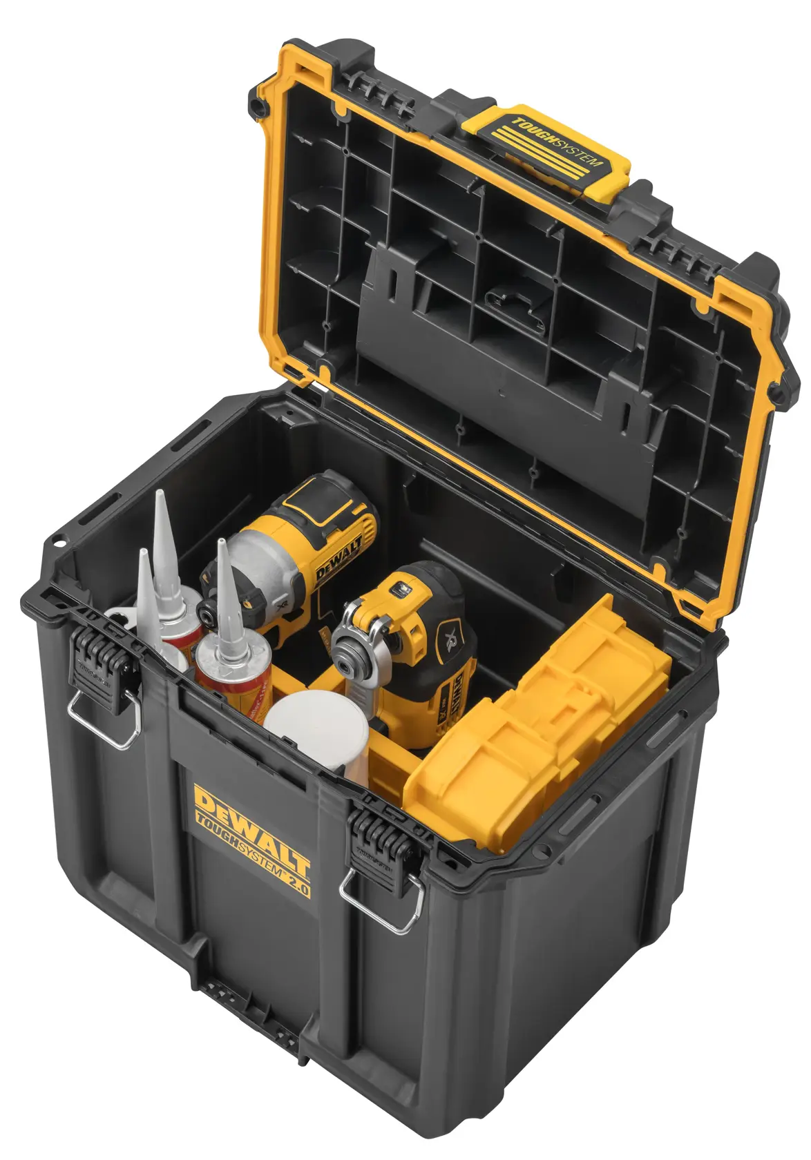 DEWALT 得偉 DWST08035-1 ToughSystem 2.0 深形工具箱(開啟斜視,內置工具)