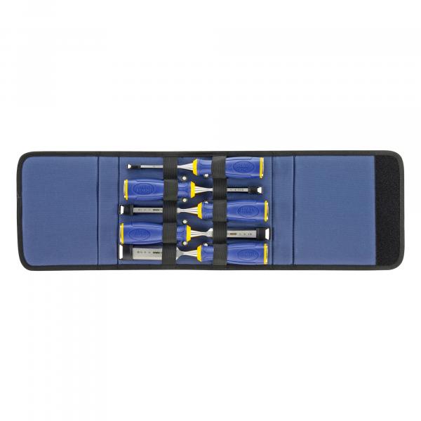 IRWIN 10503429 MS500 5件專業木工鑿組(工具袋平放正面)