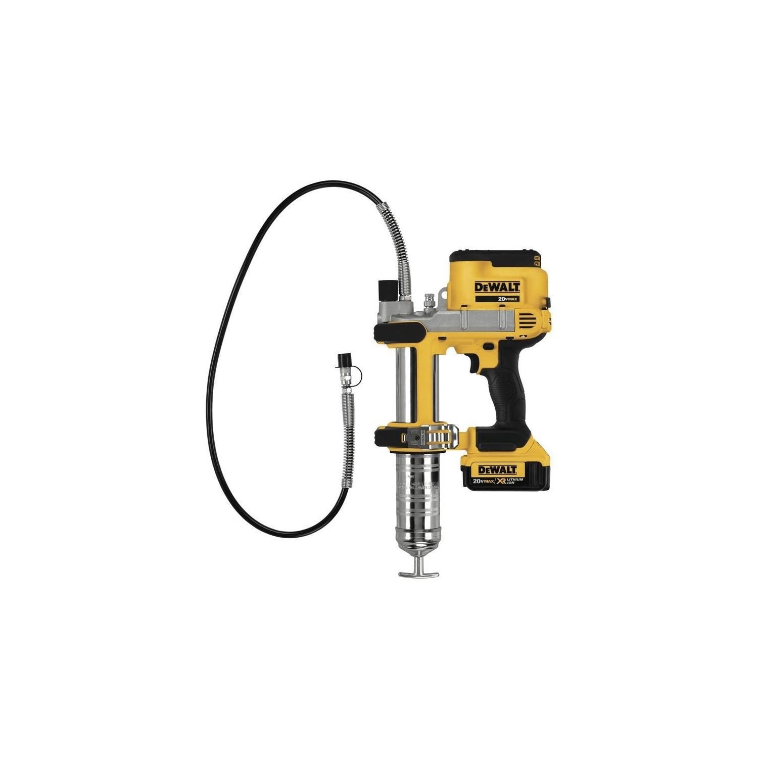 DEWALT 得偉 DCGG571M1K 20V MAX 電動黃油槍(側面連高壓軟管)
