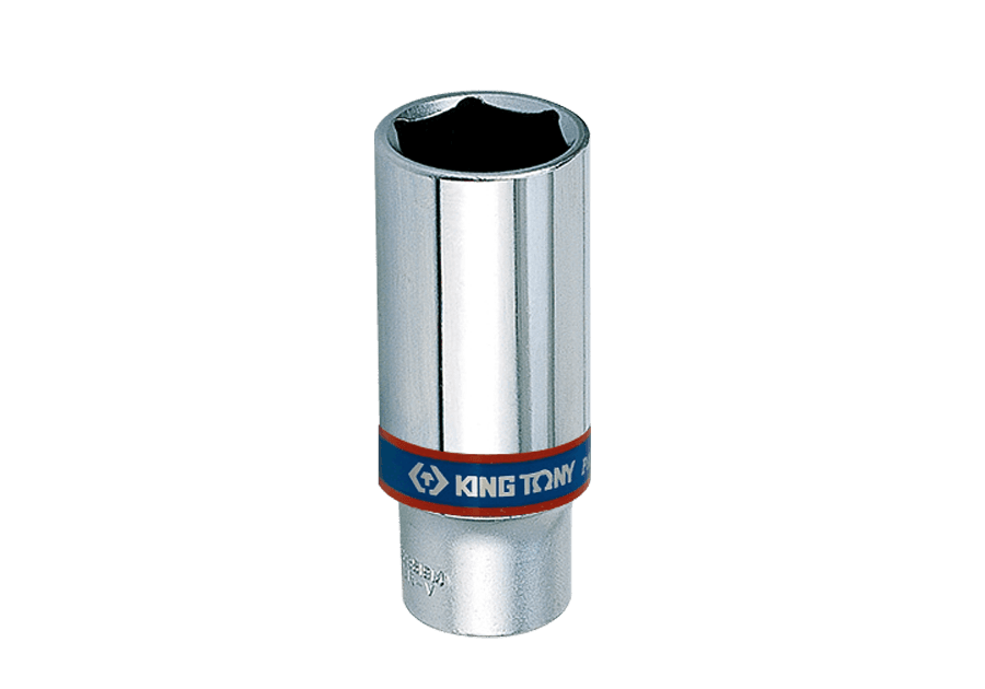 KING TONY 323521M 3/8 in Drive 21 mm 6-Point Metric Deep Socket