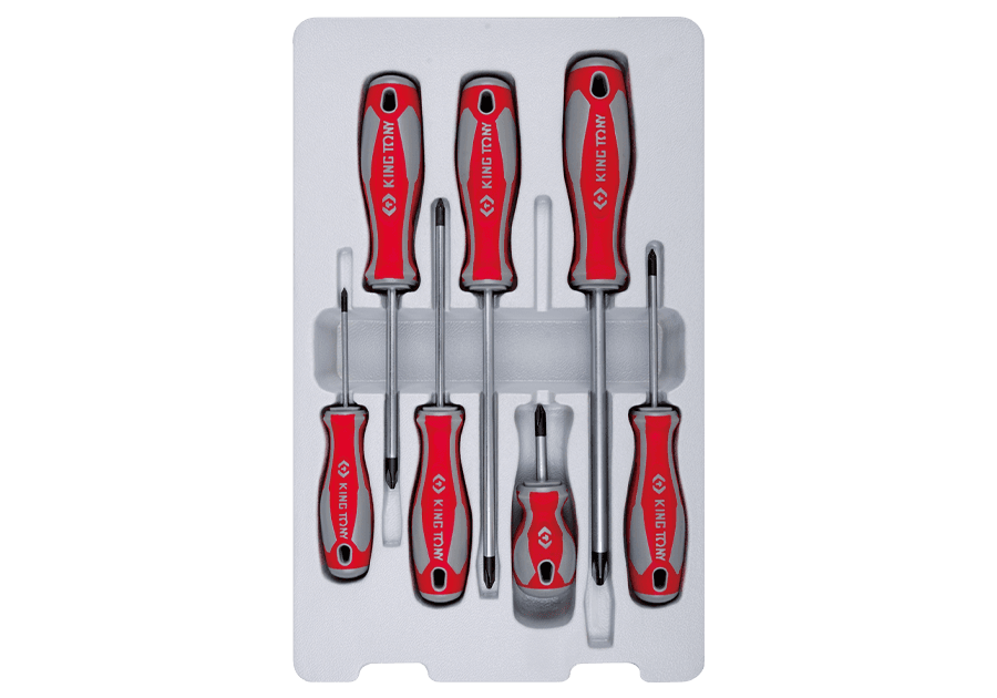 KING TONY 31107MR 7-Piece Phillips Screwdriver Set