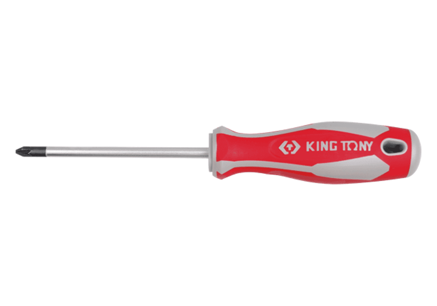 KING TONY 金統立 14280104 米字軟柄螺絲起子 PZ1 × 100 mm(軸徑 4.5 mm)