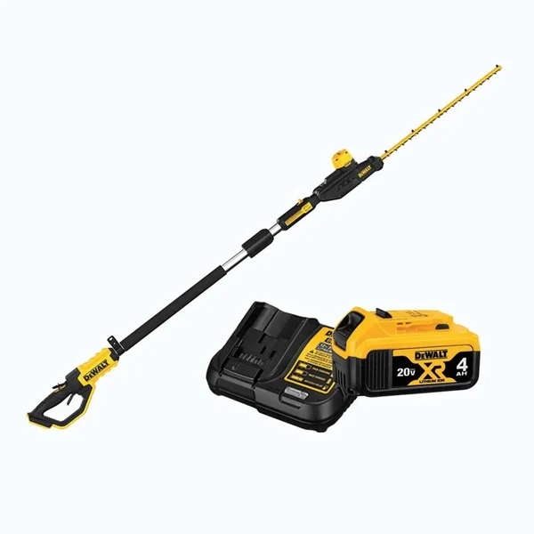 DEWALT 得偉 DCPH820M1 20V MAX 籬笆剪連 4.0Ah 電池及充電器(斜角)