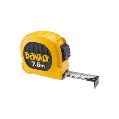 DEWALT 得偉 DWHT36158L 專業捲尺 7.5Mx25mm(三角度)