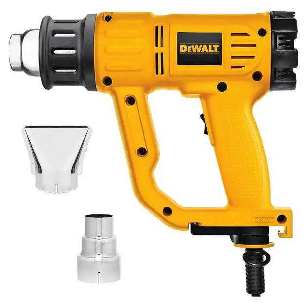 DEWALT 得偉 D26414 數位顯示熱風槍連噴嘴配件(側面)