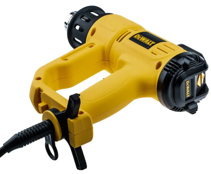 DEWALT 得偉 D26414 數位顯示熱風槍(斜側面)