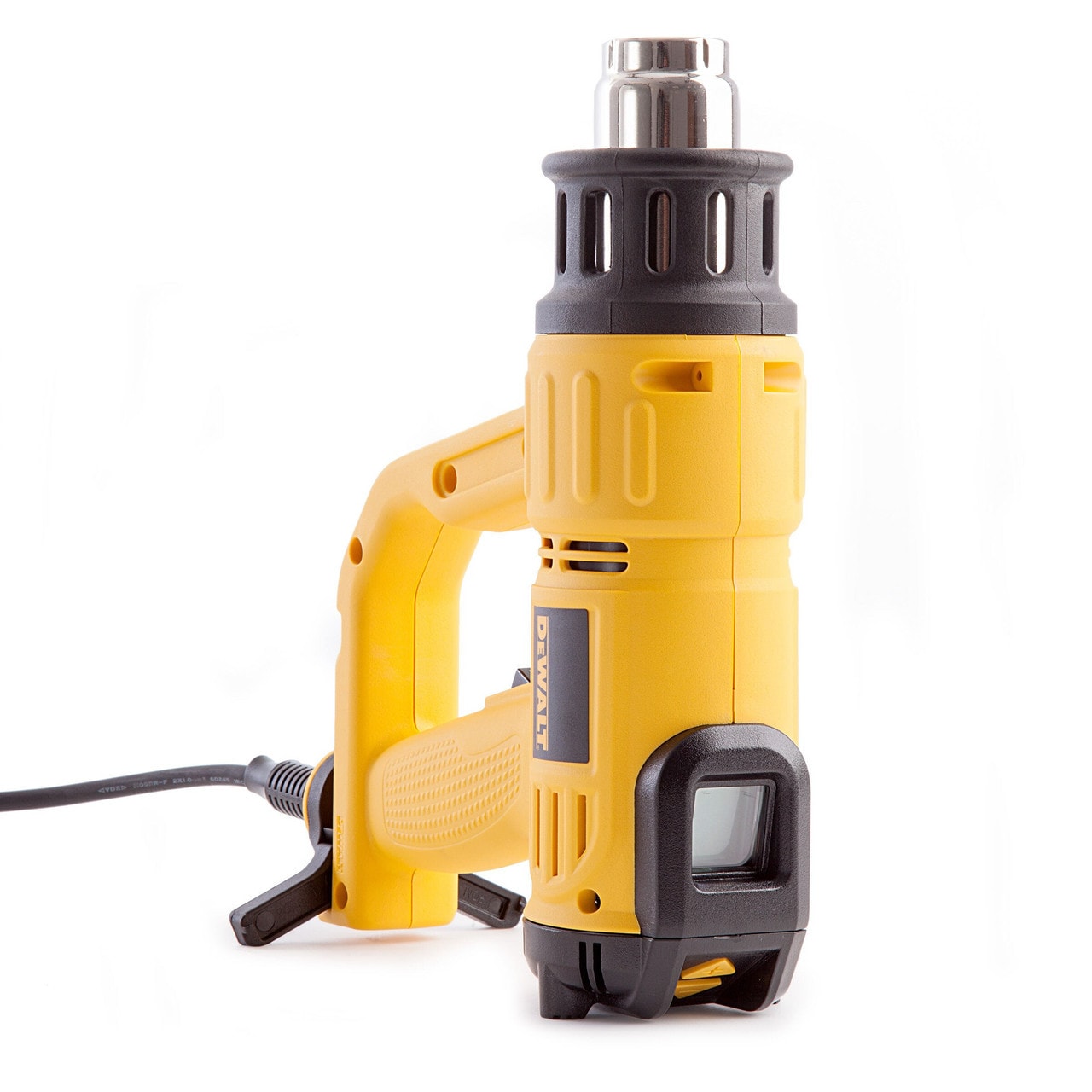DEWALT 得偉 D26414 數位顯示熱風槍(直立側面)