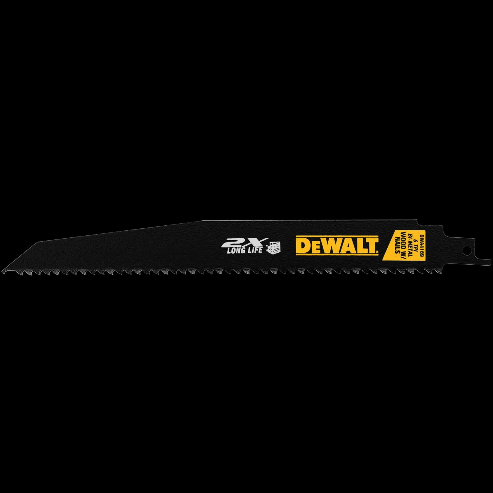 DEWALT 得偉 DWA4169 9"x6T 雙金屬2X軍刀鋸片(木工用)
