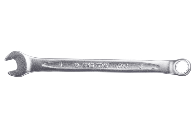 KING TONY 金統立 1060-06 6 mm 梅開扳手正面,可見 6、KING TONY 與 1060 刻印
