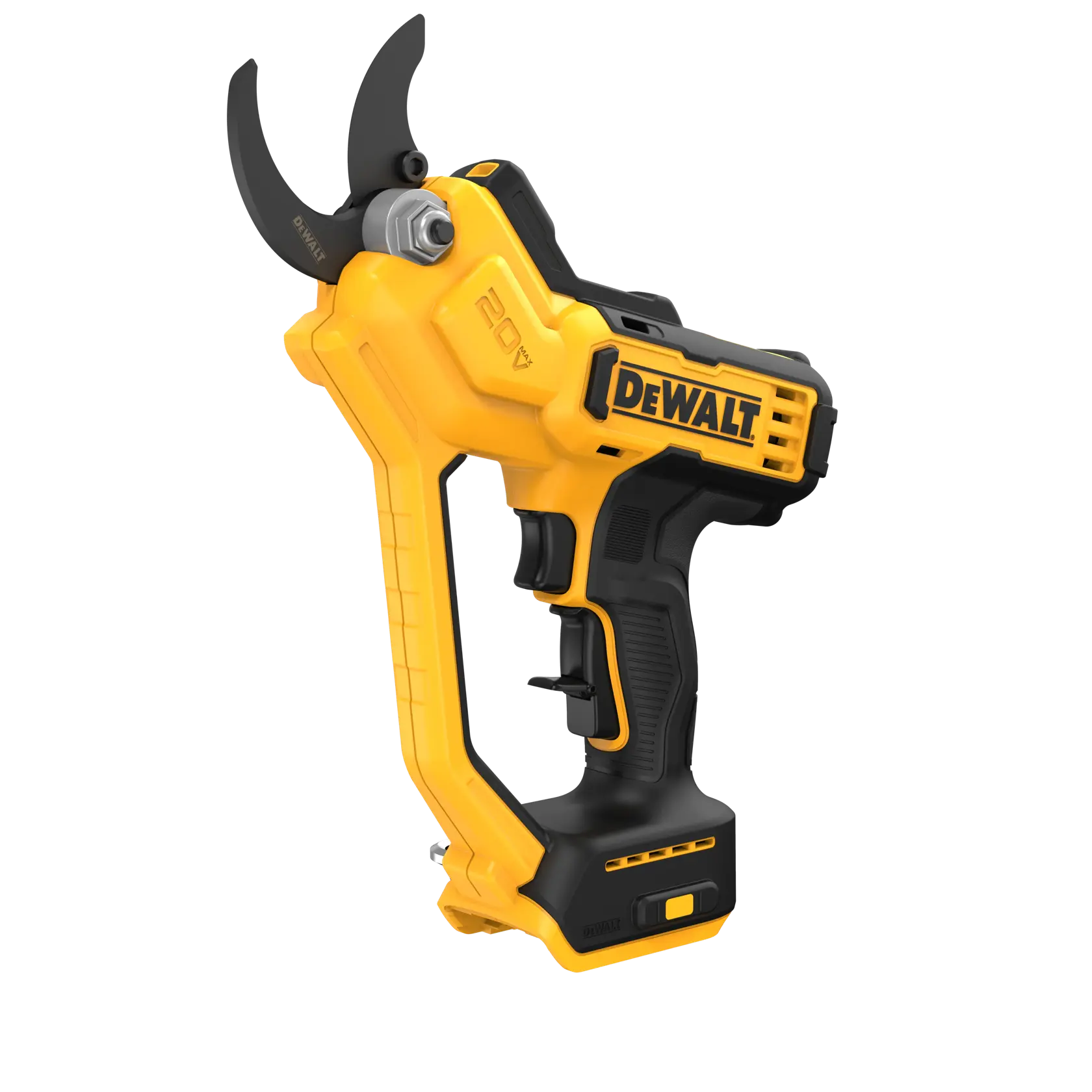 DEWALT 得偉 DCPR320B 20V MAX 1-1/2吋 充電修枝剪(空機)三角度正面