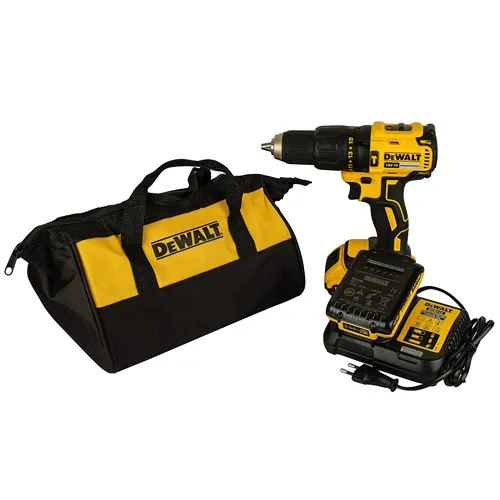 DEWALT 得偉 DCD7781 20V 無刷震動電鑽起子 套裝(含工具袋、充電器、電池)