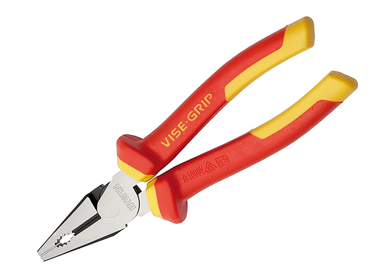 IRWIN 10505872 VISE-GRIP 6吋 150mm 絕緣鋼絲鉗(斜側面)