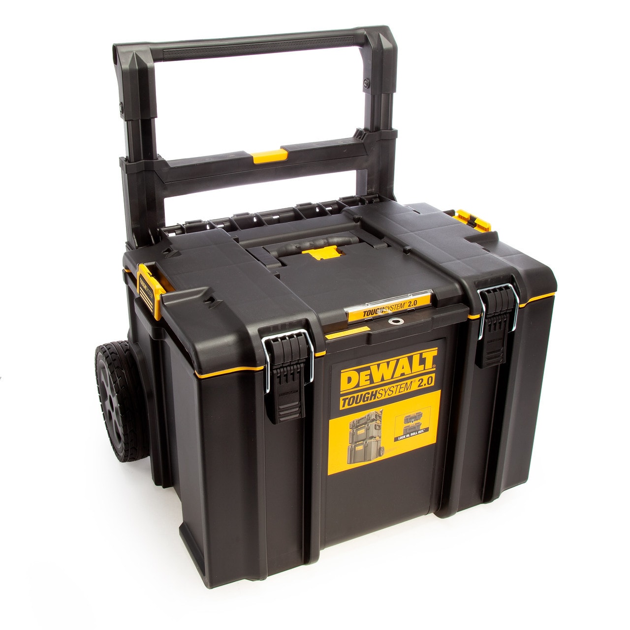 DEWALT 得偉 DWST83295-1 硬漢2.0系列 DS450 移動收納箱(三角度)