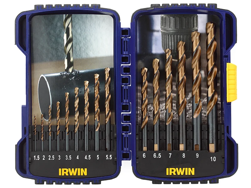 IRWIN 10503992 TURBOMAX 15件高速鋼鑽頭組(正面)