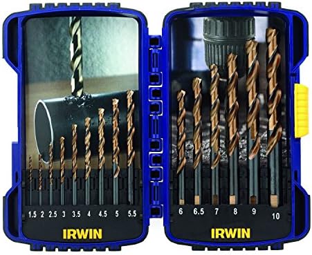 IRWIN 10503992 TURBOMAX 15件高速鋼鑽頭組(正面)