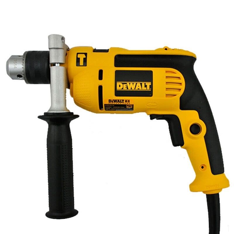 DEWALT 得偉 DWD025K 750W 1/2吋震動電鑽(側面,附輔助把手)