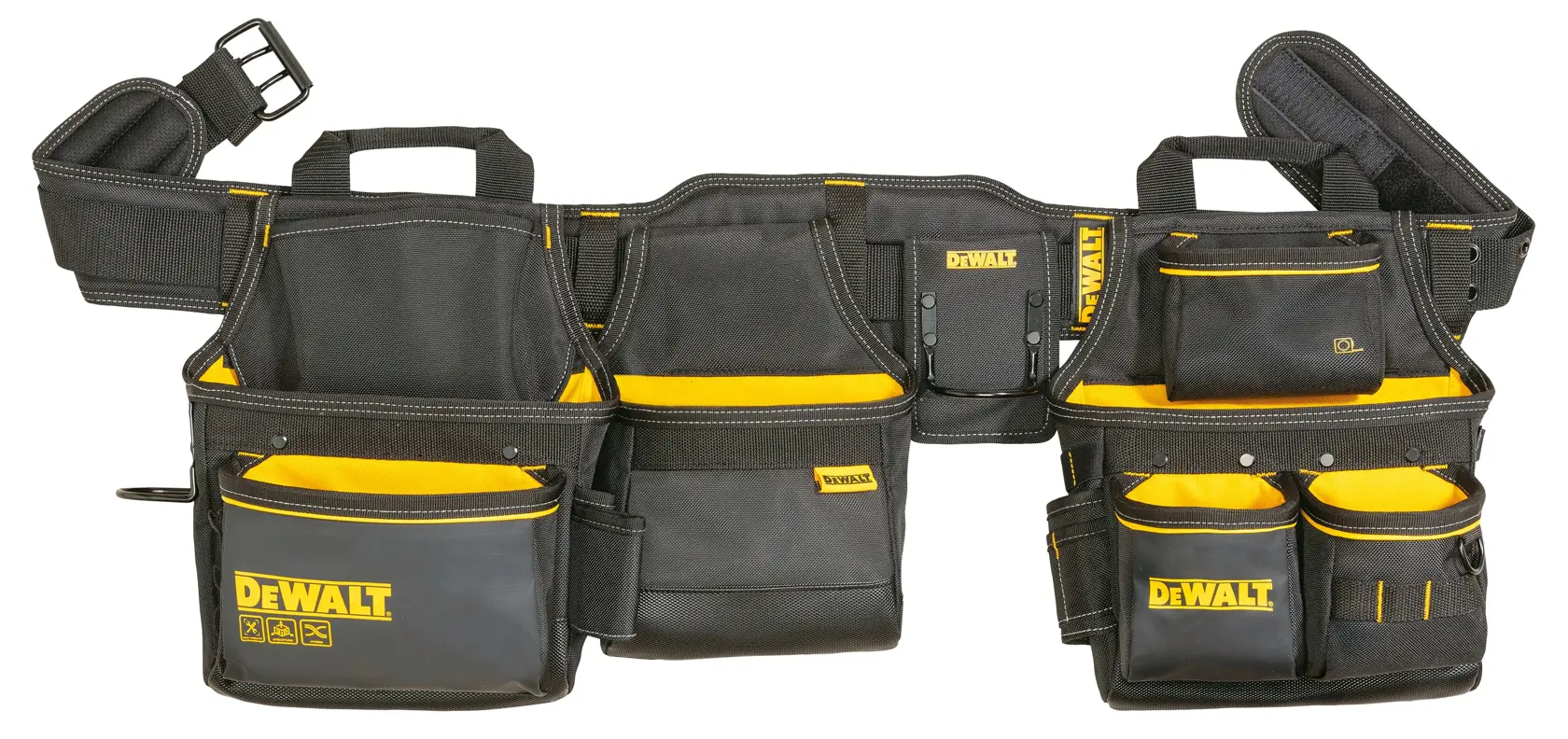 DEWALT 得偉 DWST540601 軟殼四件式腰帶工具袋組(正面)