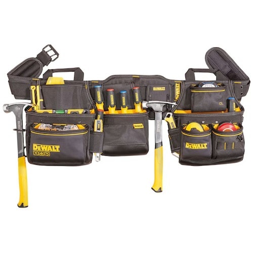 DEWALT 得偉 DWST540601 軟殼四件式腰帶工具袋組(正面)