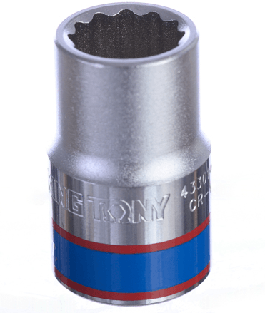 KING TONY 4330 系列 14 mm 區域版本標準套筒示意圖片;型號標記可能不同,本款為 433014M,1/2 吋驅動,單顆出售