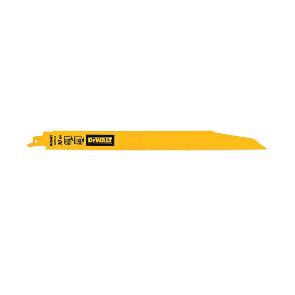 DEWALT 得偉 DWAR160 12"x10T 雙金屬破壞型軍刀鋸片(鐵工