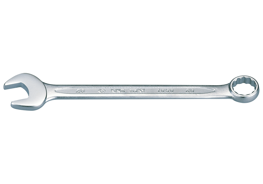 KING TONY 金統立 1060-20 20mm 複合扳手,開口端與梅花端白底產品圖