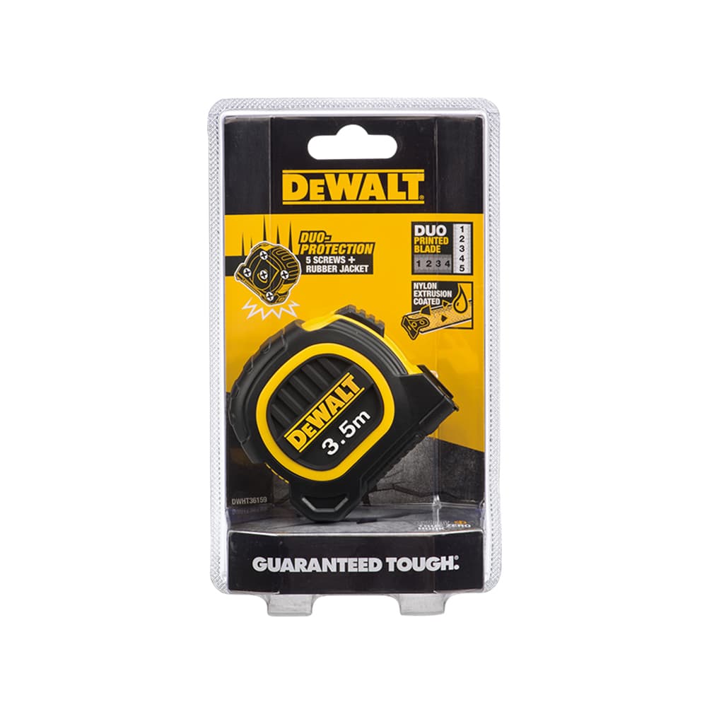 DEWALT 得偉 DWHT36155L 專業捲尺 3.5M x 16mm