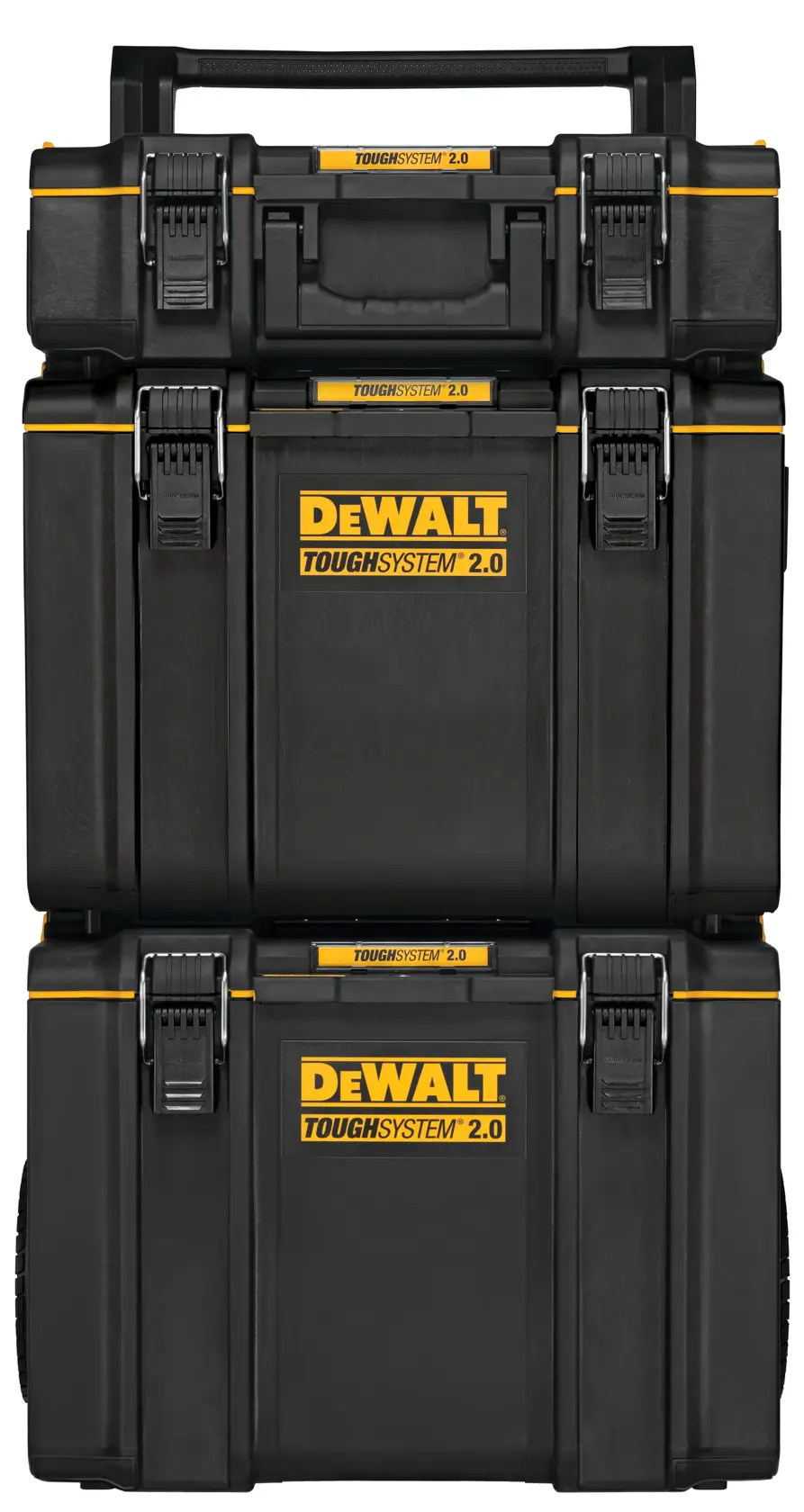 DEWALT 得偉 DWST60436 ToughSystem 2.0 滾輪收納塔(正面)