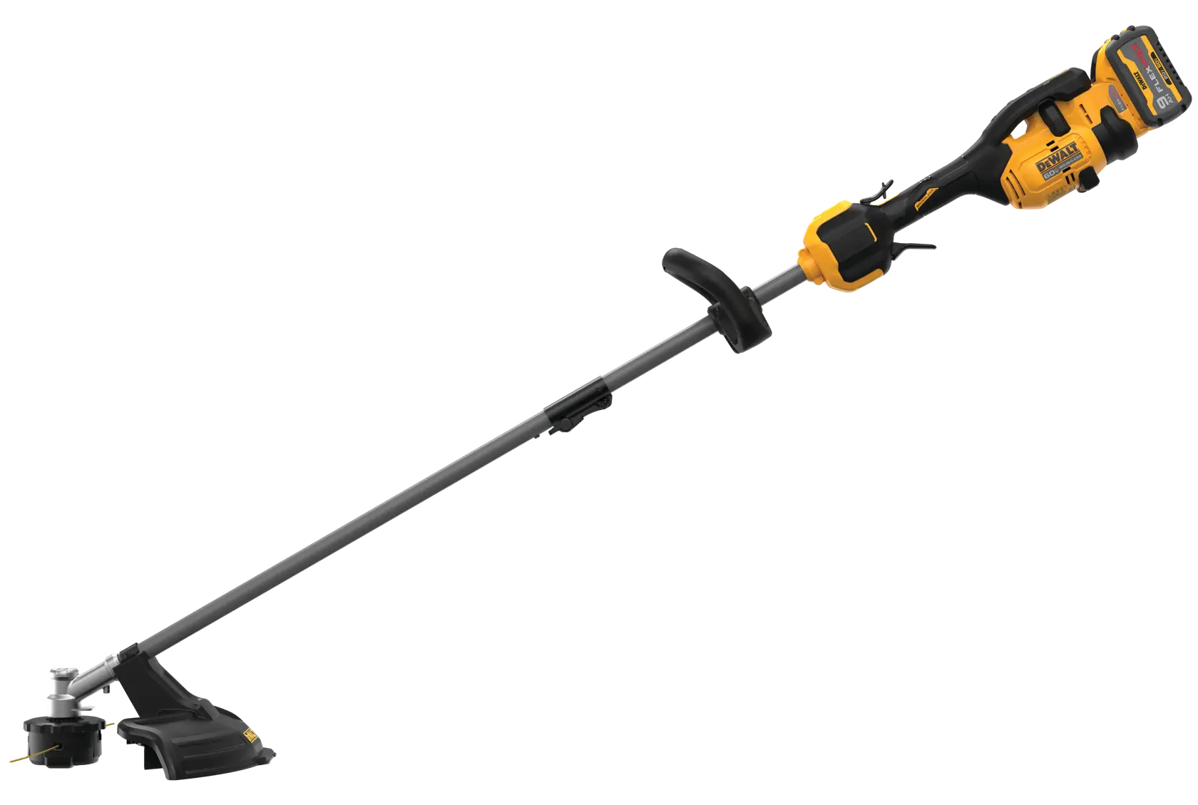 DEWALT 得偉 DCST972X1 60V MAX 無碳刷割草機(斜角全貌)