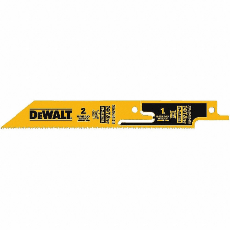DEWALT 得偉 DWABK461418 專利可折式軍刀鋸片 152mm
