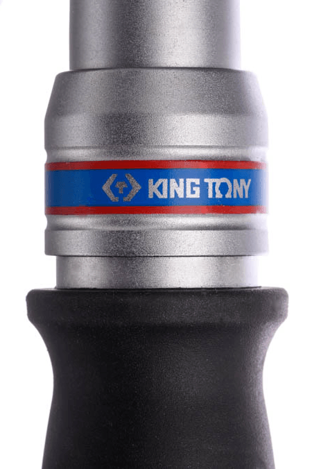 KING TONY 34362-2DG 金屬調整環與黑色手柄近照