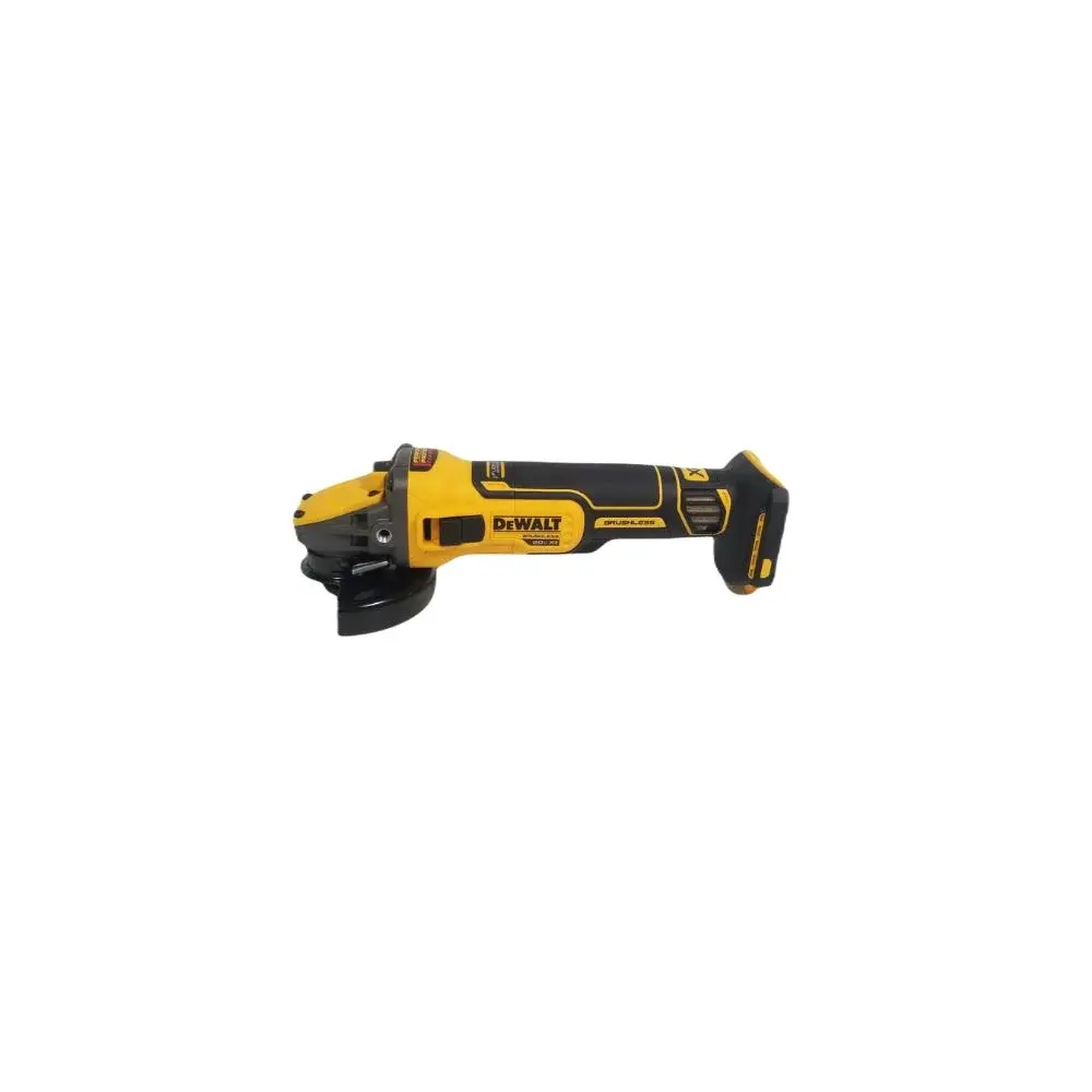 DEWALT 得偉 DCG409N 20V 無碳刷砂輪機(側面)
