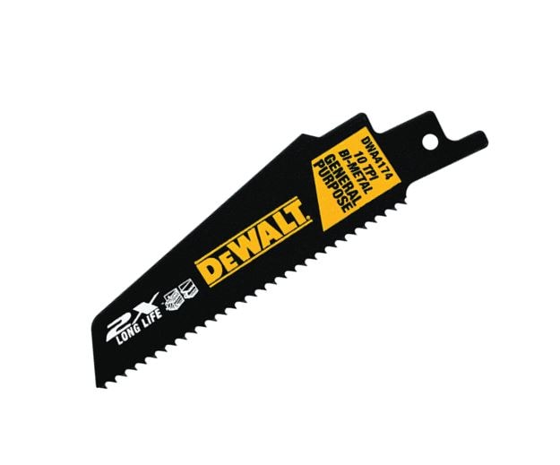 DEWALT 得偉 DWA4174 4吋 10T 雙金屬軍刀鋸片(斜角)