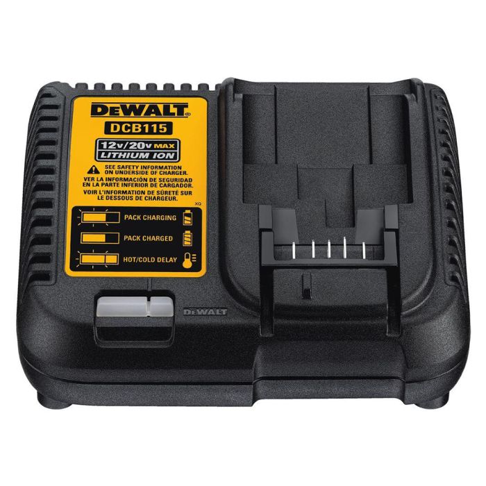 DEWALT 得偉 DCB115 12V-20V 鋰電池充電器(正面)