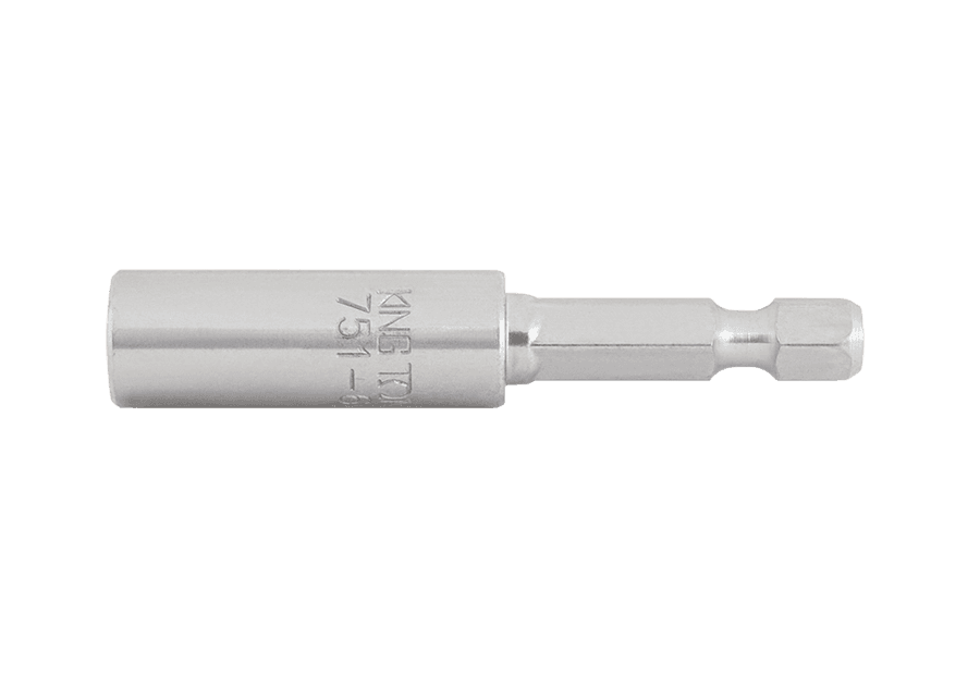 KING TONY 金統立 751-60 1/4 吋磁性起子接頭(含 C 型環),60 mm