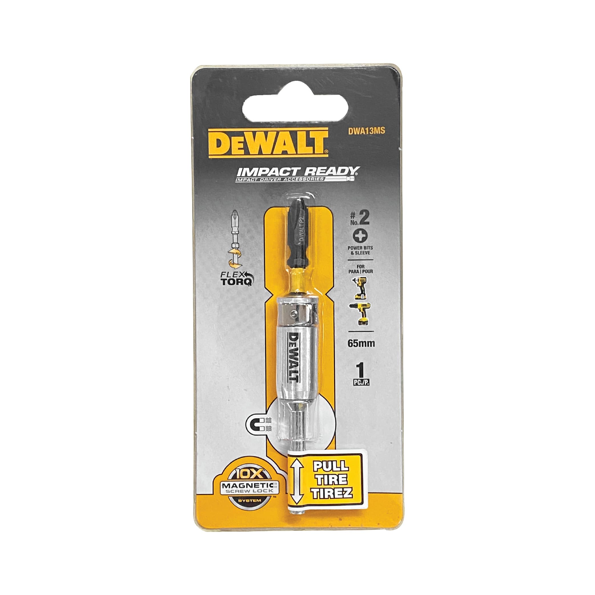 DEWALT 得偉 DWA13MS 13mm 強力起子頭夾磁器