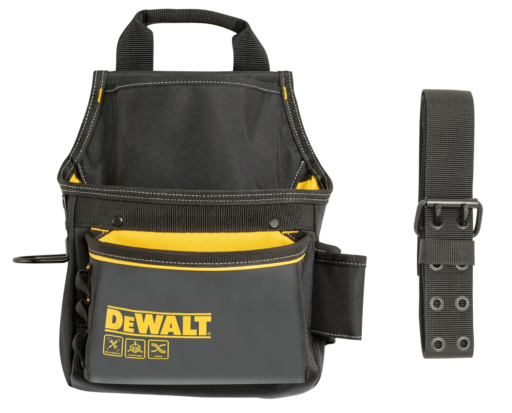 DEWALT 得偉 DWST540101 軟殼腰帶工具袋連腰帶(正面)