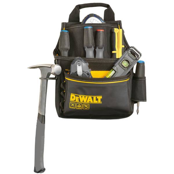 DEWALT 得偉 DWST540101 軟殼腰帶工具袋(正面,內置工具示範)