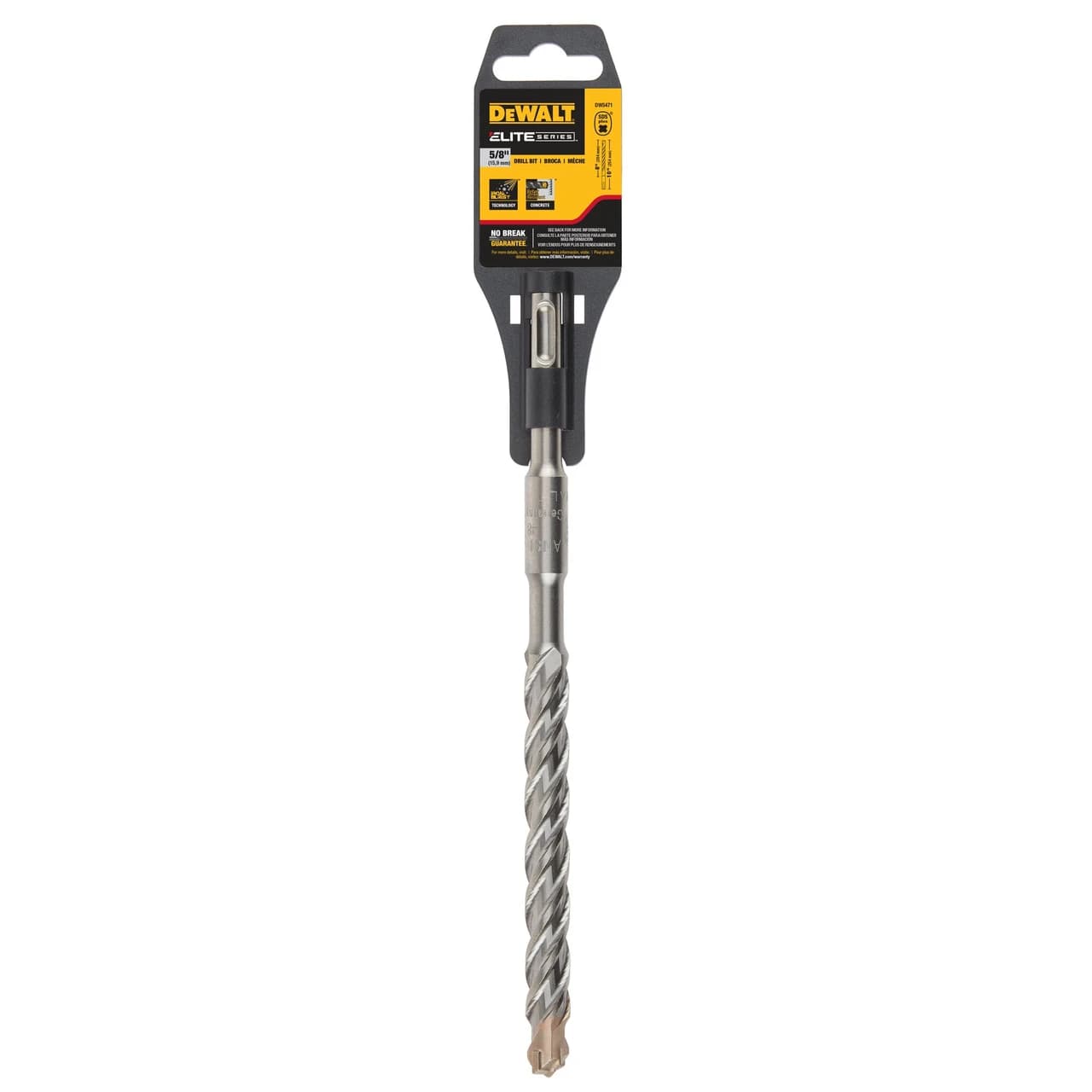 DEWALT 得偉 DW5471-B01 5/8"X250 四溝四刃水泥鑽頭