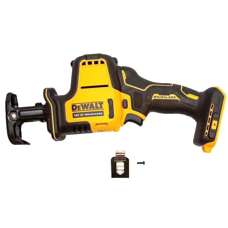 DEWALT 得偉 DCS369N 20V 無碳刷直立型軍刀鋸(側面)