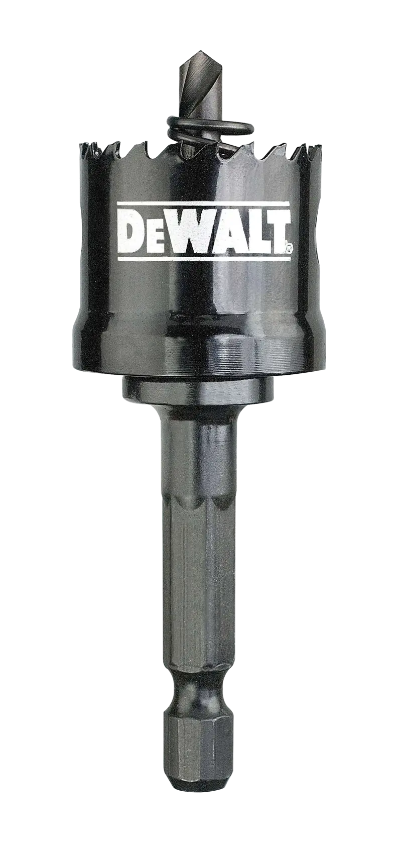 DEWALT 得偉 DT8255-QZ 25.0 mm 六角柄圓孔鋸單件正面圖